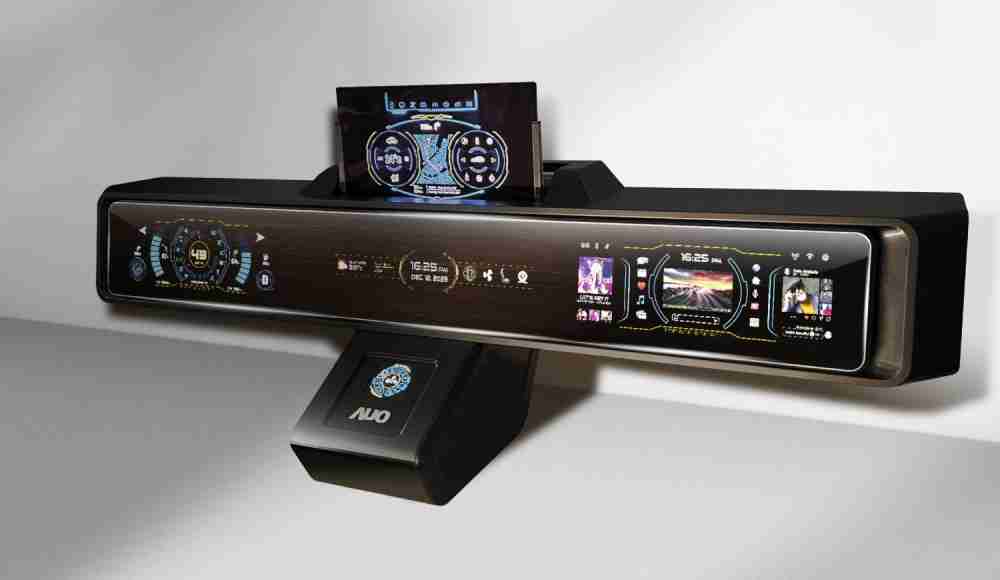 CG电子Micro LED沉浸式车舱显示方案结合 可卷式、、可伸缩的Micro LED应用并可呈现不同的质感纹路，，，，展现人性化设计