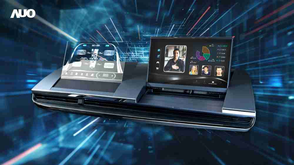 CG电子Micro LED Display HMI解决方案打造透明Micro LED前座仪表，，，呈现信息并保留驾驶视野开阔；亦为副驾驶座乘客打造收放自如的Micro LED屏幕，，，，在不影响显示质量的前提于显示区内建镜头，，，，让用户能与视讯对象直接眼神接触，，，，提供绝佳的双向沟通体验